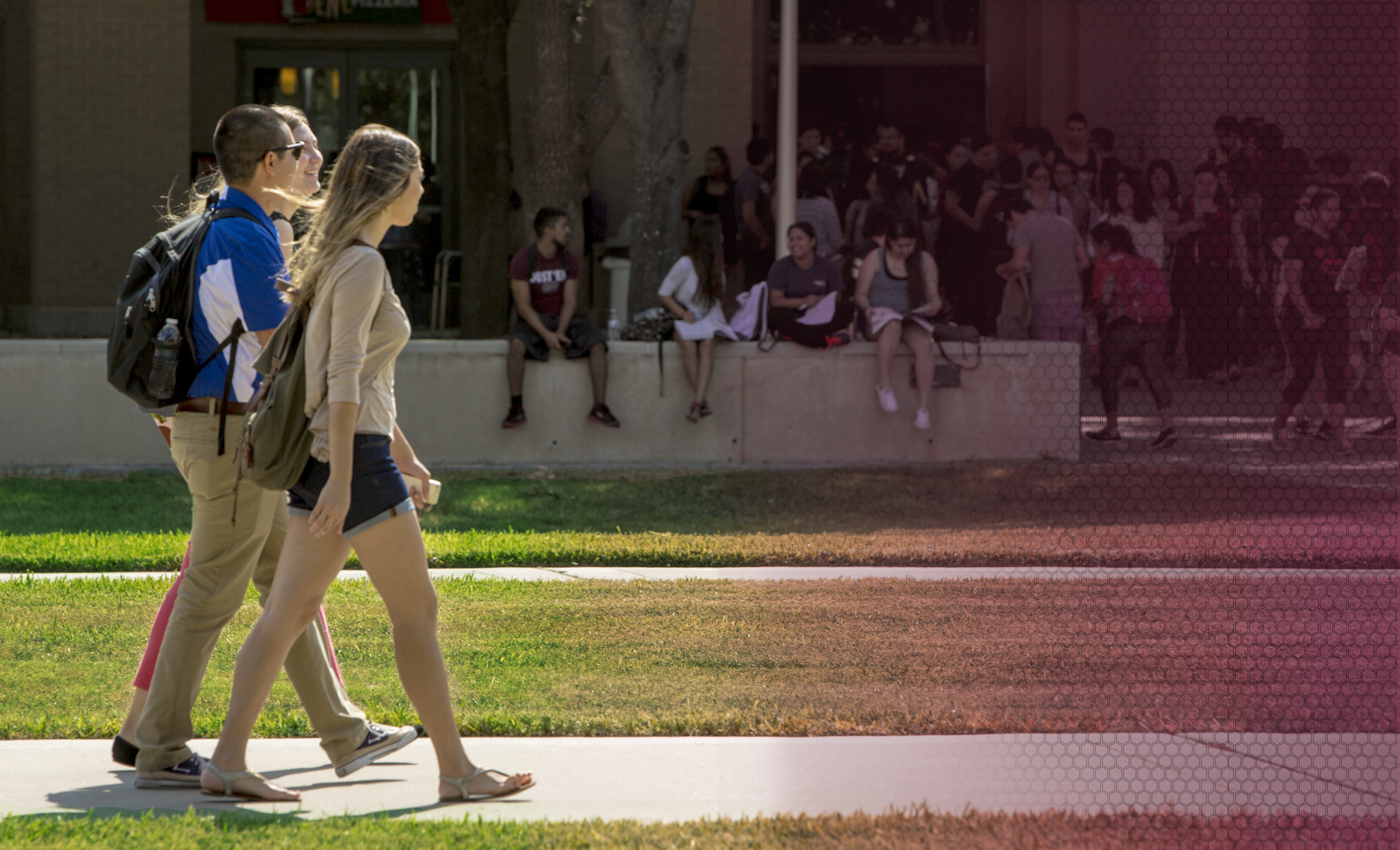 Students Walking